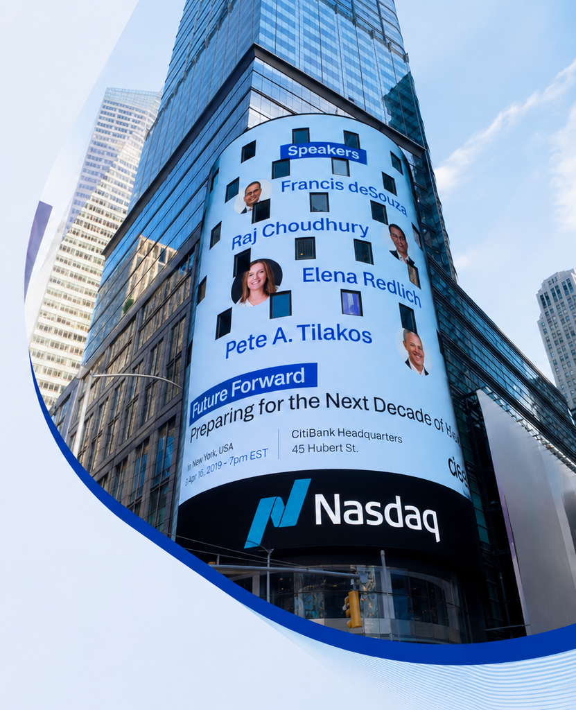Elena Redlich recognized on the Nasdaq Tower